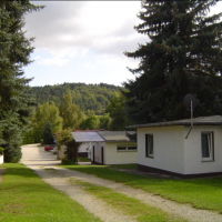 Bungalow bis 2 Personen mit WC/Dusche